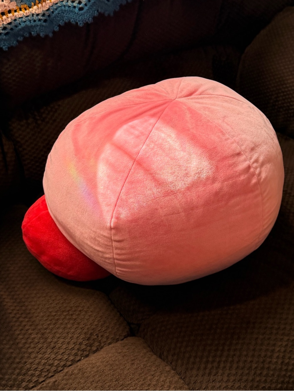 Huge Kirby Super Soft Pillow Club Mocchi Mocchi- Kirby Jumbo Plush Stuffed Toy - Picture 6 of 10